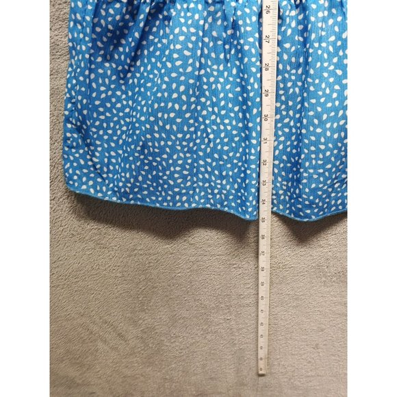 Women Mini Dress Dropped Waist V-neck Button Front Closure US SIZE 10 - Picture 9 of 14